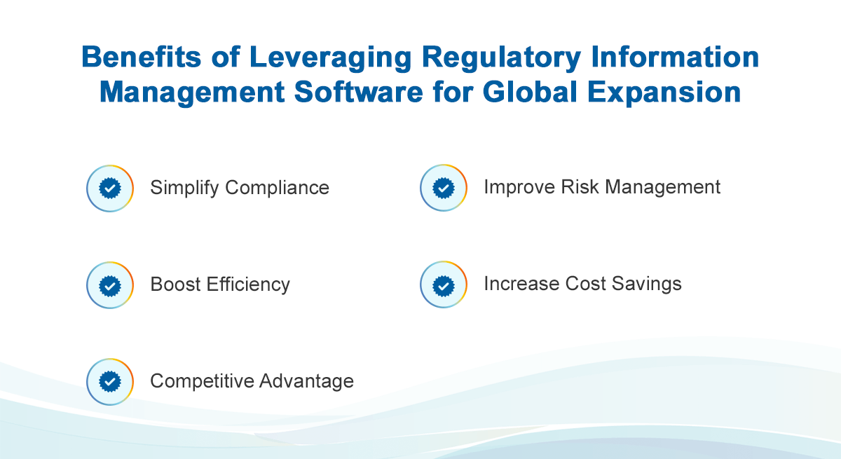 benefits of leveraging regulatory information management software for global expansion