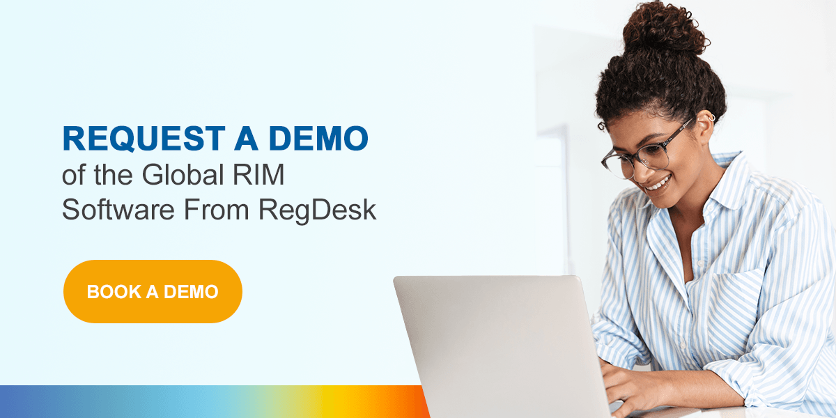request a demo of RegDesk's Global RIM Software