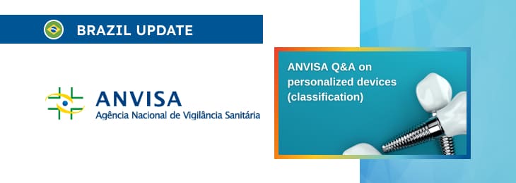 ANVISA Q&A on Personalized Devices: Classification